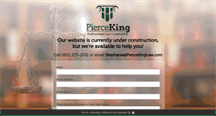 Desktop Screenshot of piercekinglaw.com